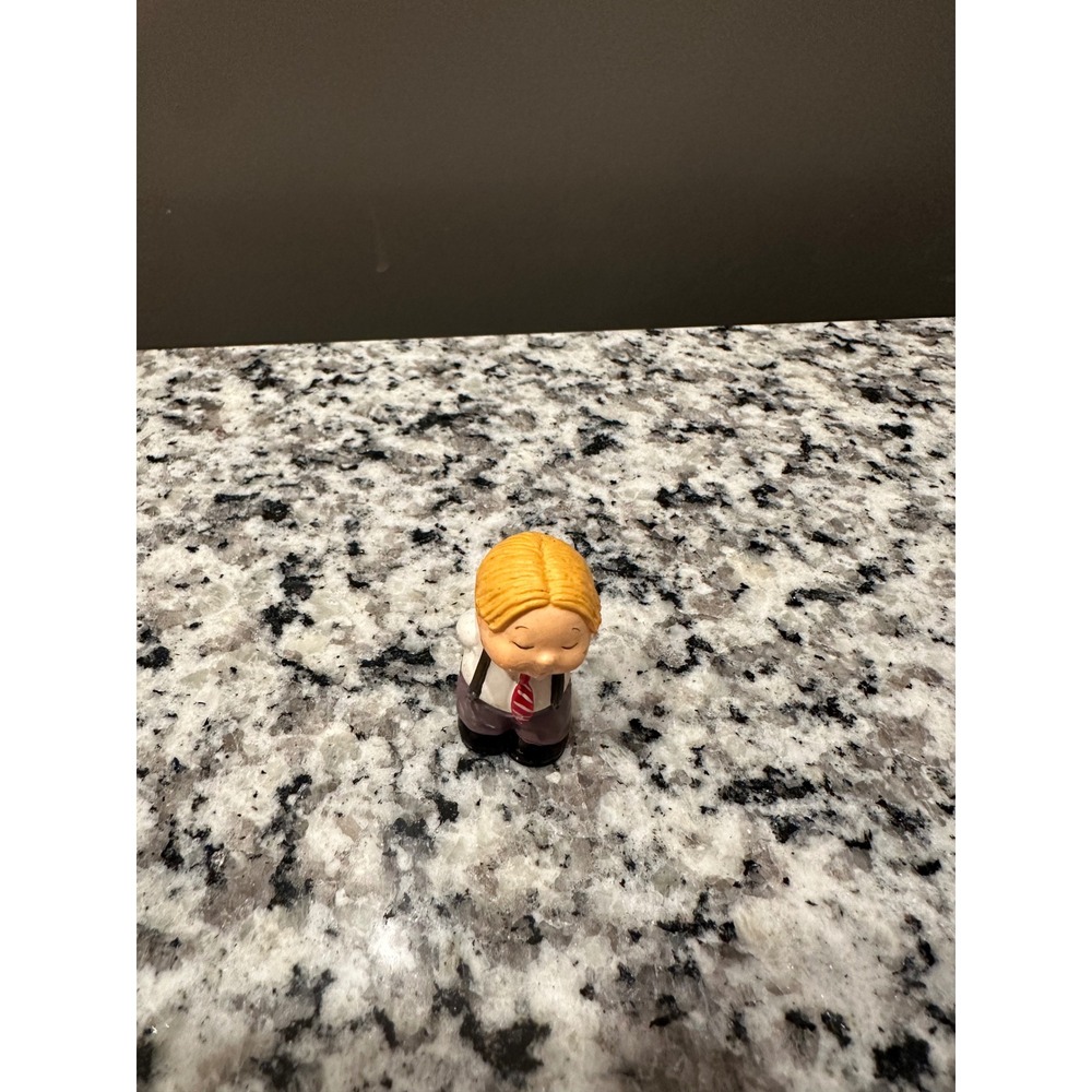 Hallmark Miniature Boy Figurine Red Tie Suit Cute Desk Decor‎ Gift